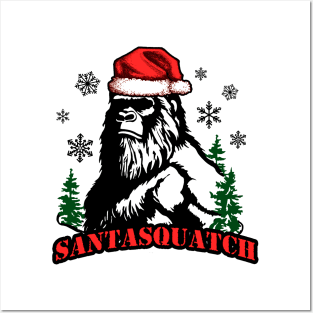 Santasquatch Posters and Art